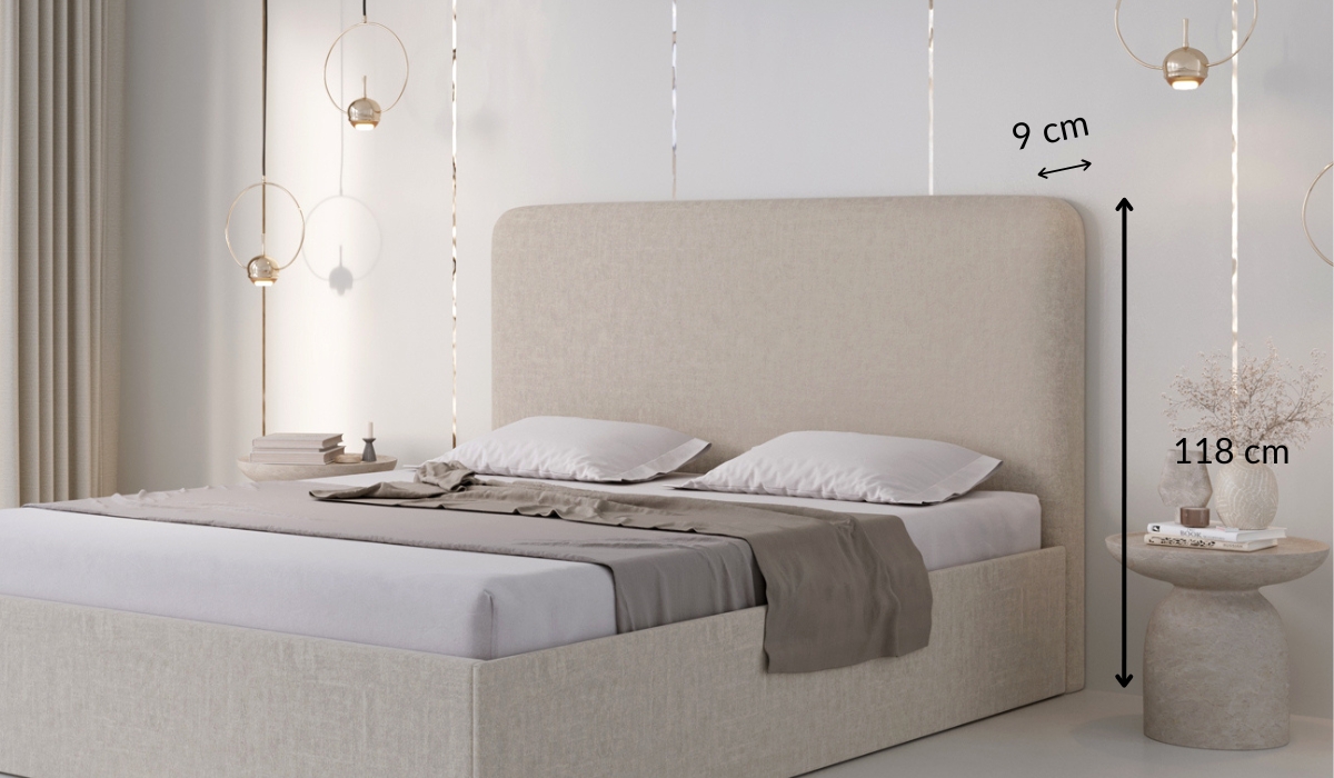 Wymiary zagłówka 03 M&K Foam Koło